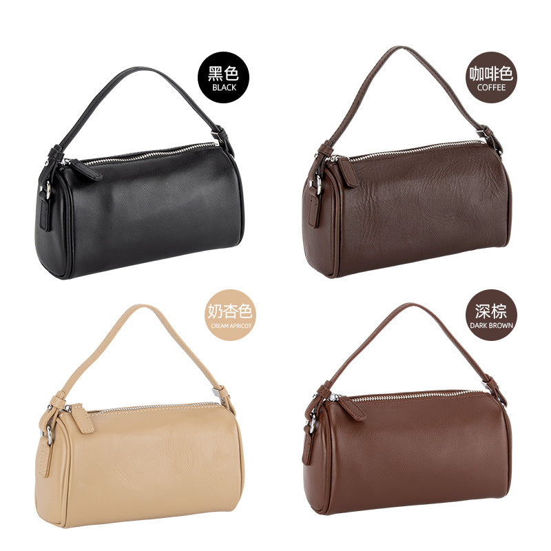 Wholesale Genuine top-grain cowhide simple crossbody bag